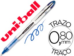 Bolígrafo roller uni-ball visión UB-200 tinta azul 0,8 mm.